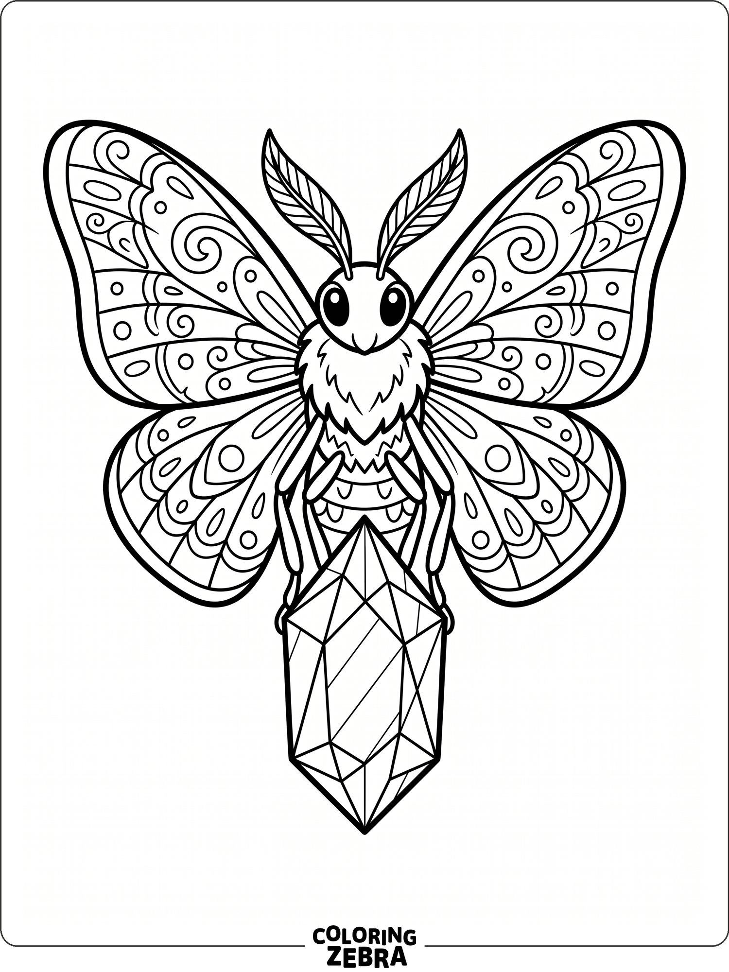 35 Free Moth Coloring Pages - Printable PDF Sheets