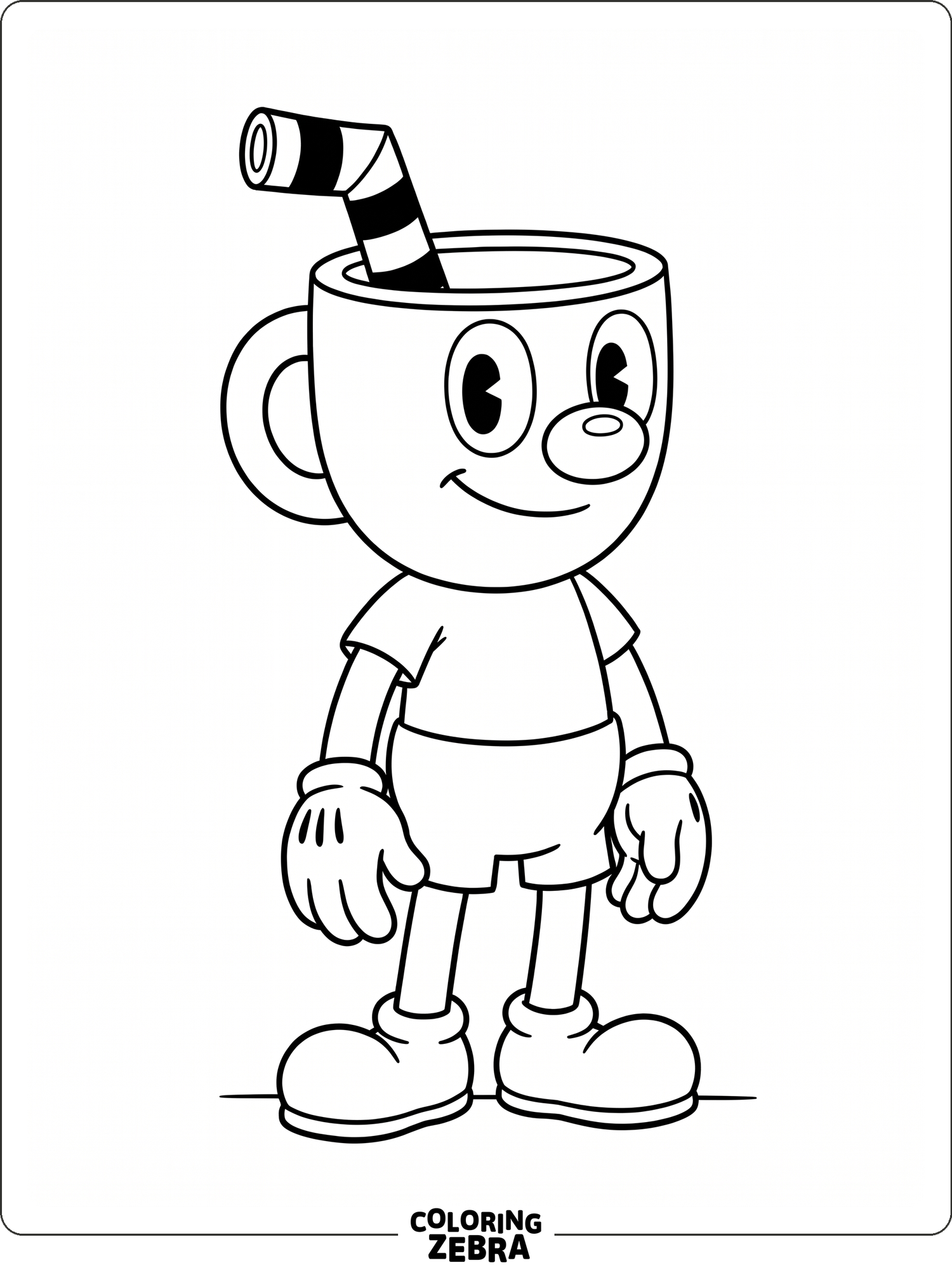 44 Free Cuphead Coloring Pages - Printable PDF Sheets