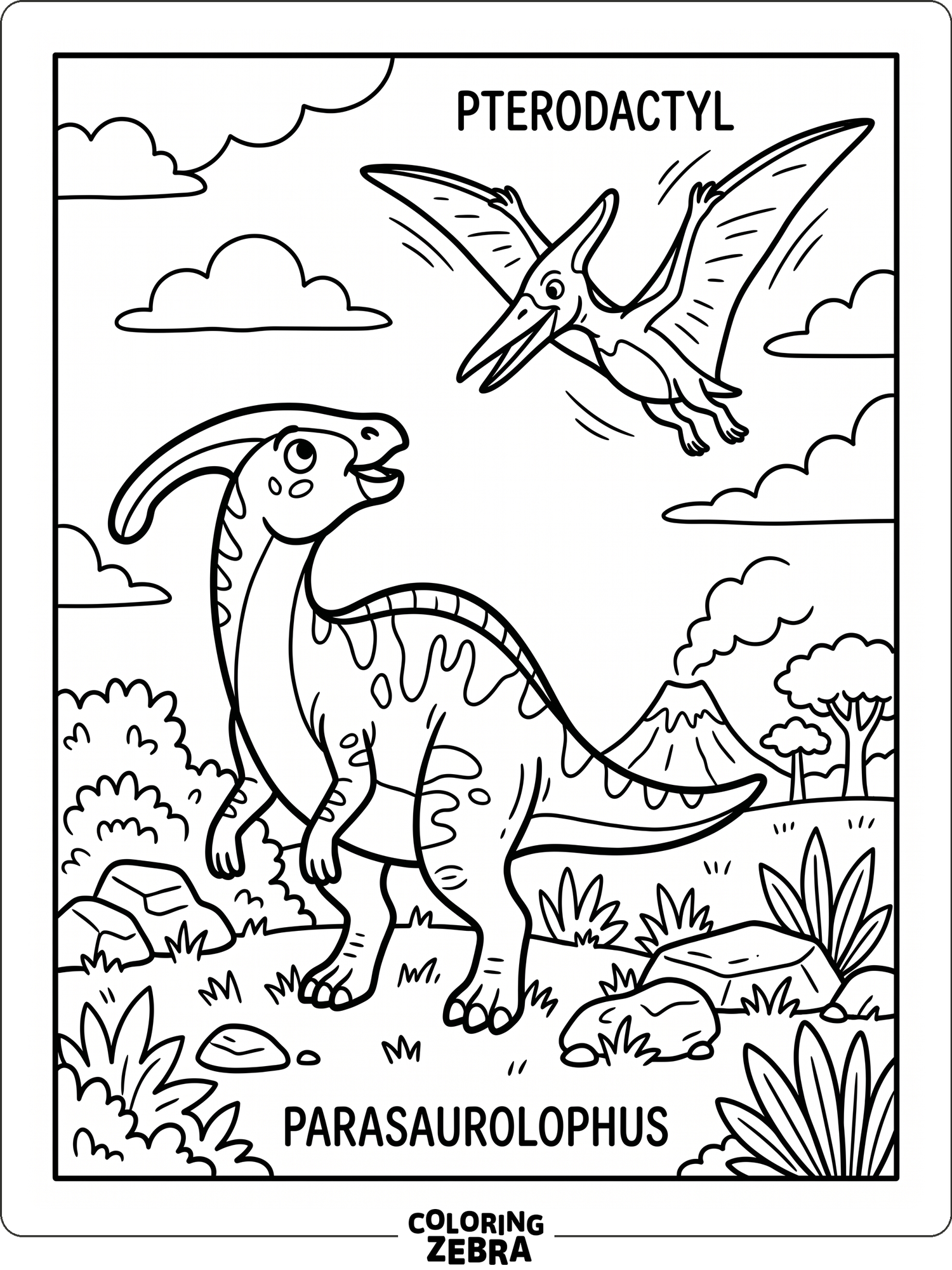 A pterodactyl gliding above cliffs with wide wings