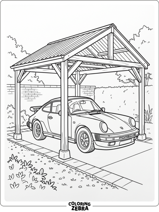 Carrera Coloring Page