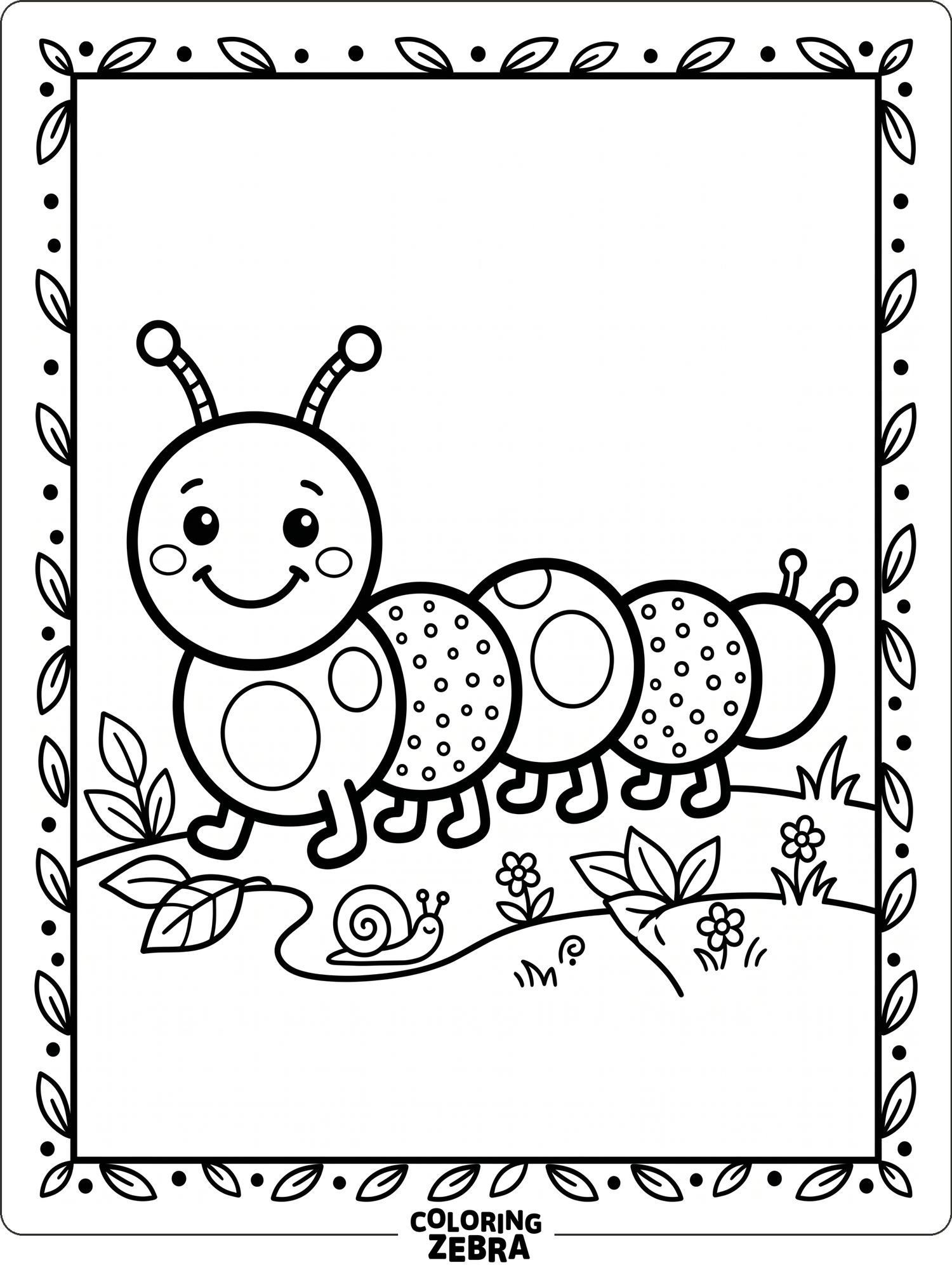 40 Free Caterpillar Coloring Pages - Printable PDF Sheets