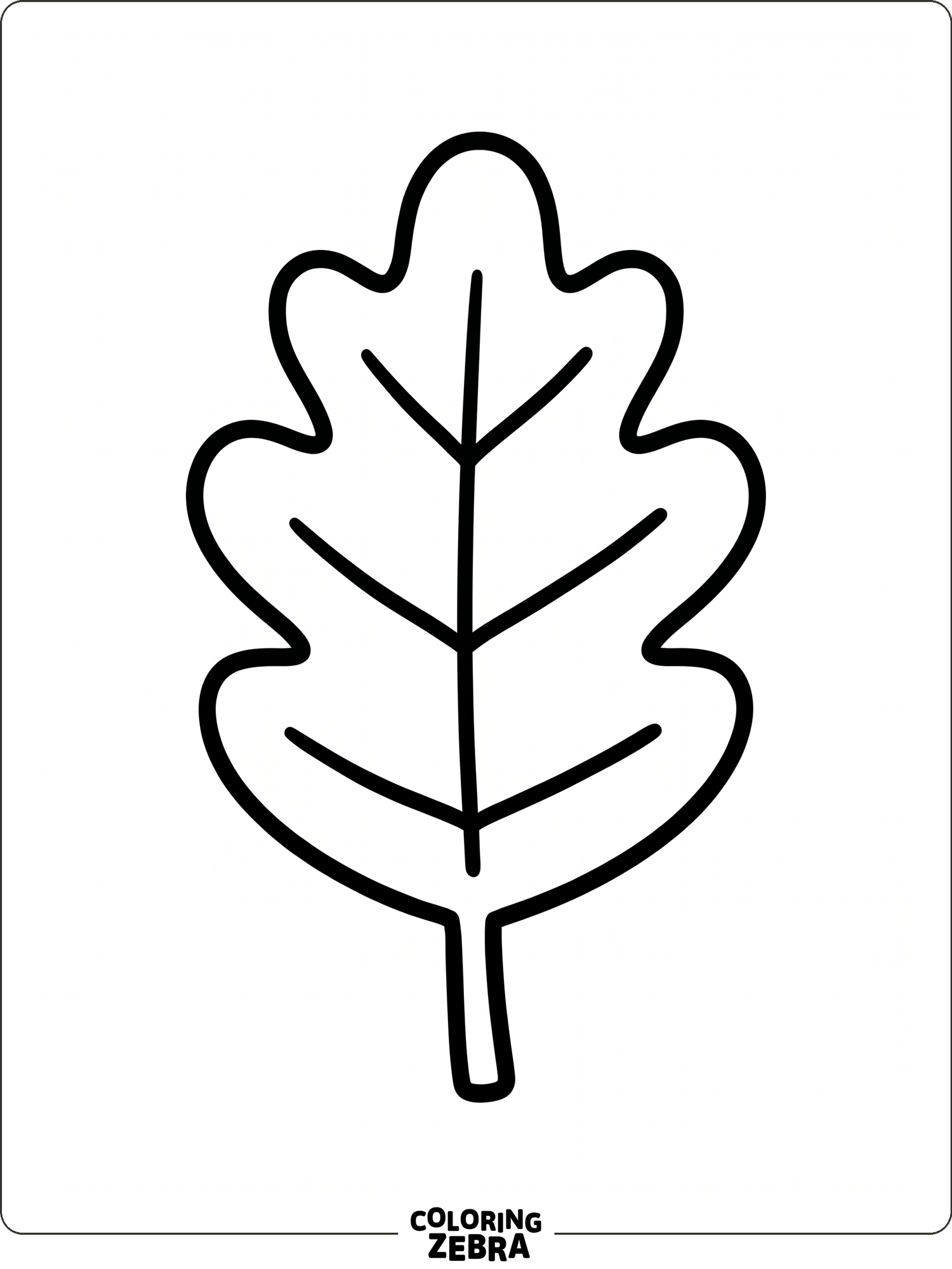 70 Free Leaf Coloring Pages - Printable PDF Sheets