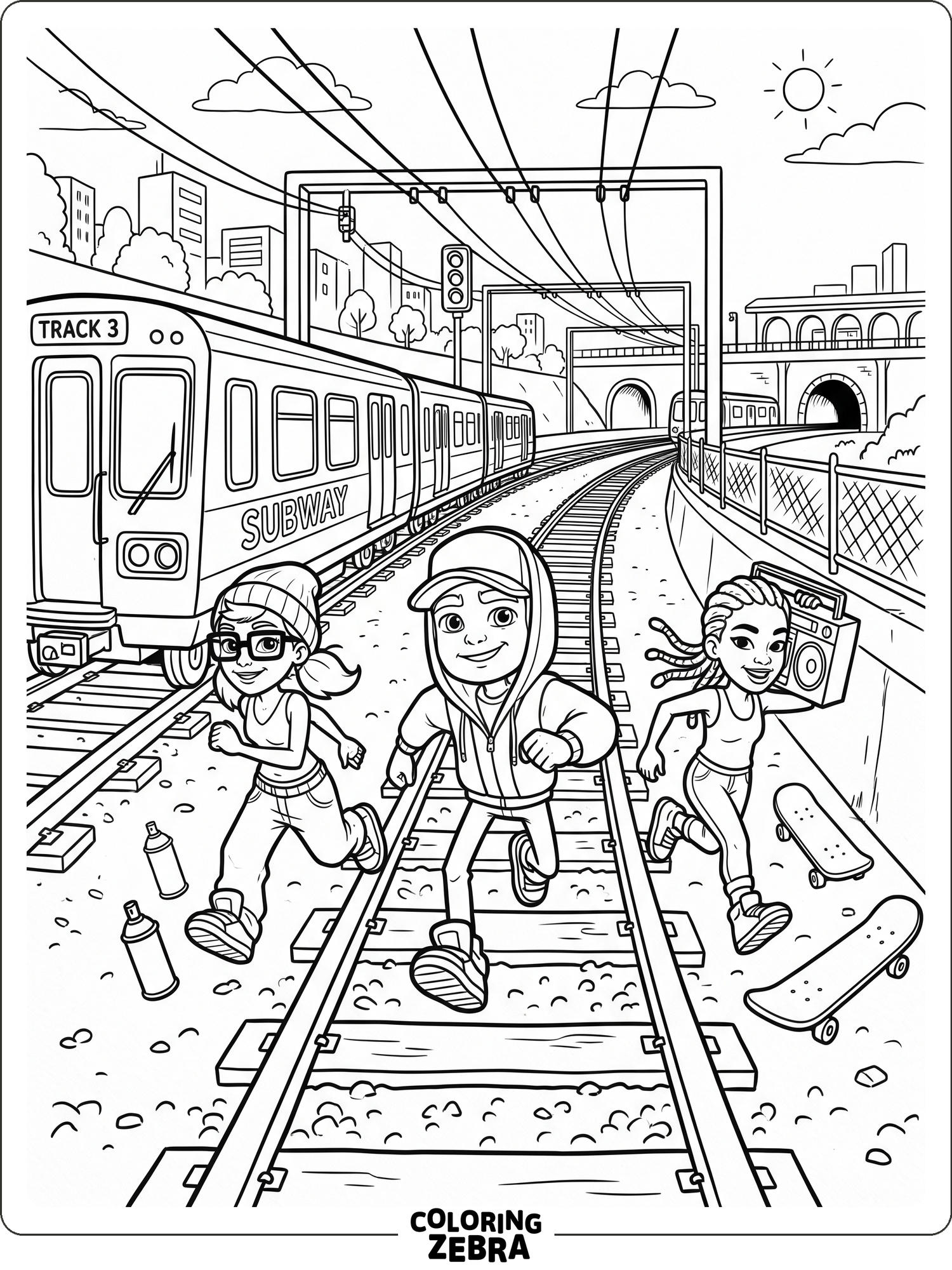 35 Free Subway Surfers Coloring Pages - Printable PDF Sheets