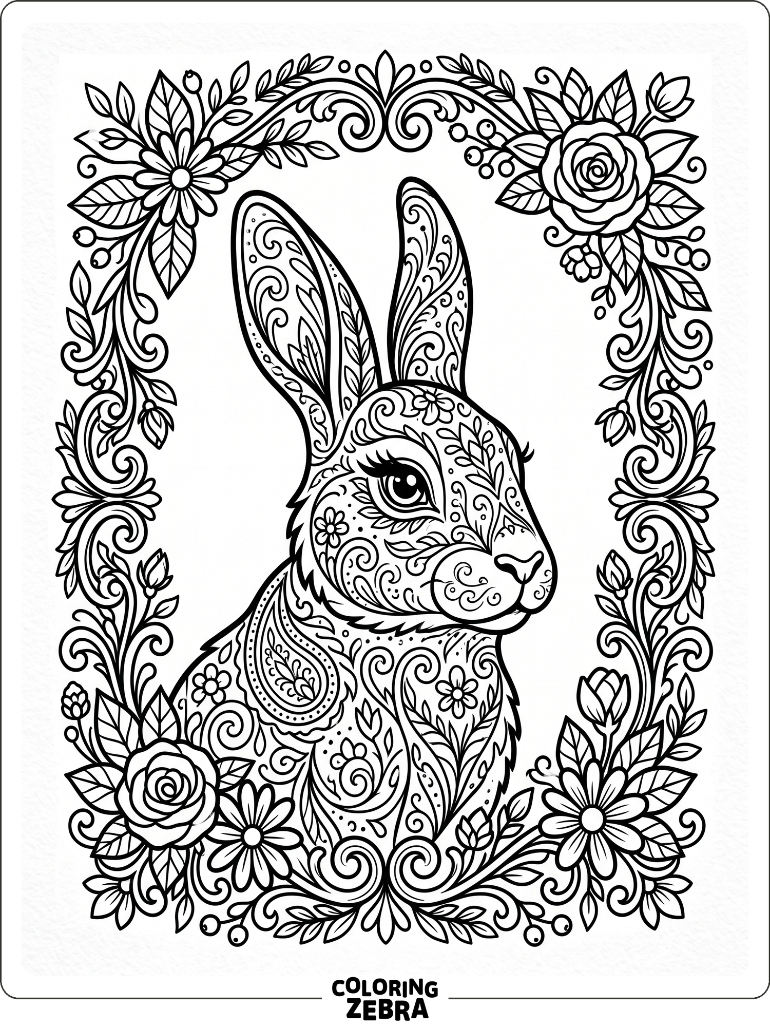 43 Free Rabbit Coloring Pages - Printable PDF Sheets
