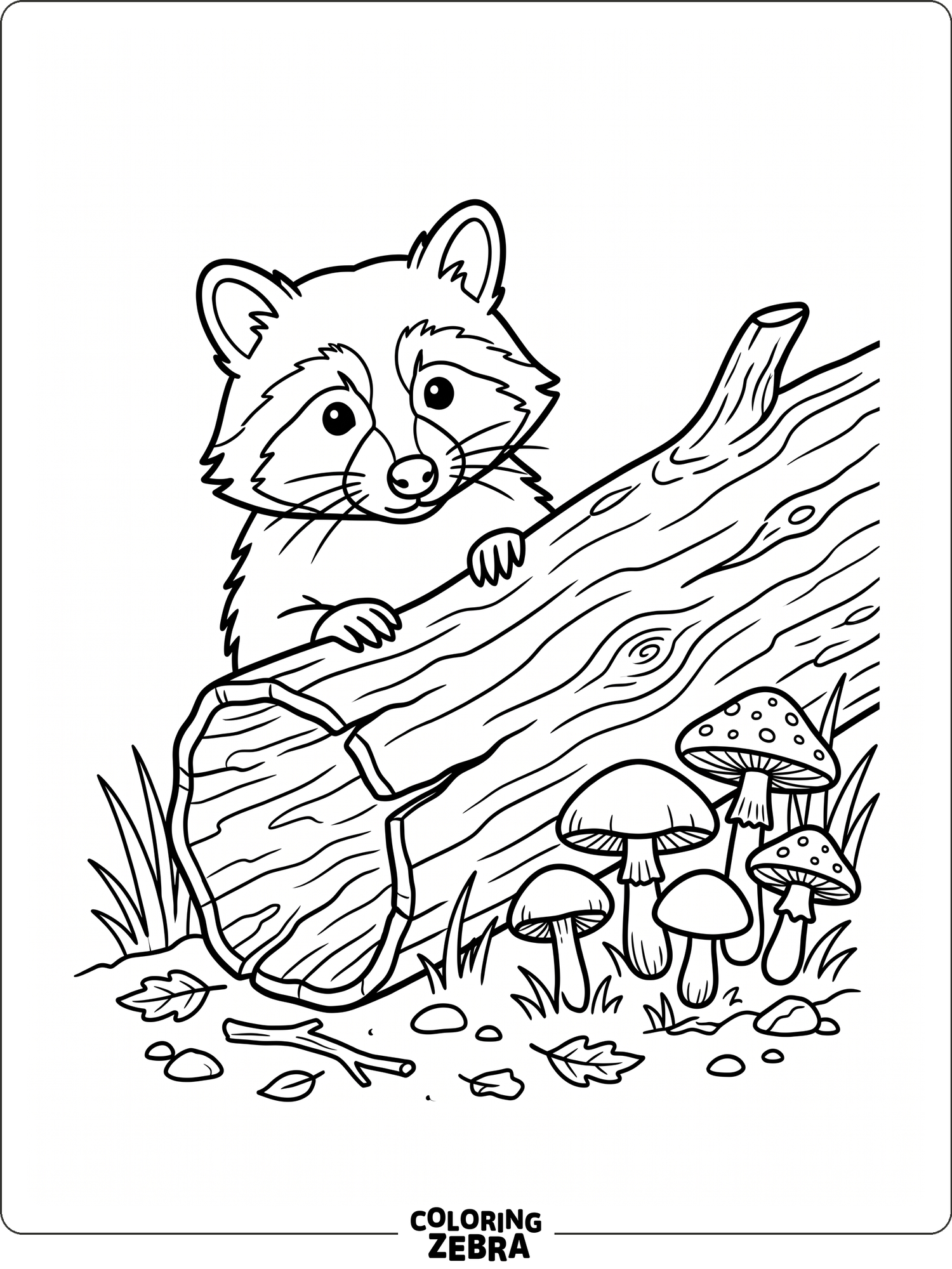 Prinable Racoon Colouring Pages 32 Free Racoon Coloring Pages - Printable PDF Sheets