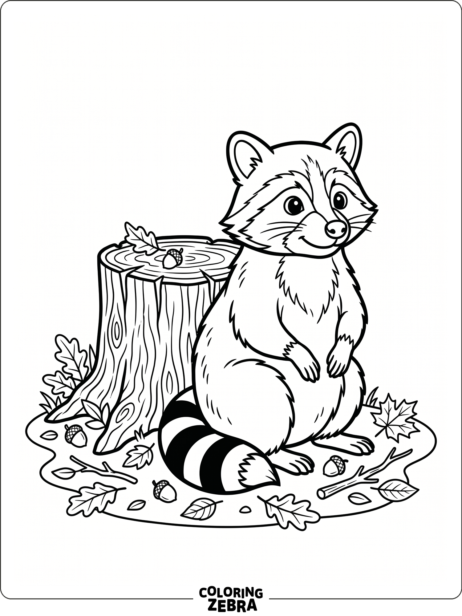 Prinable Racoon Colouring Pages 32 Free Racoon Coloring Pages - Printable PDF Sheets