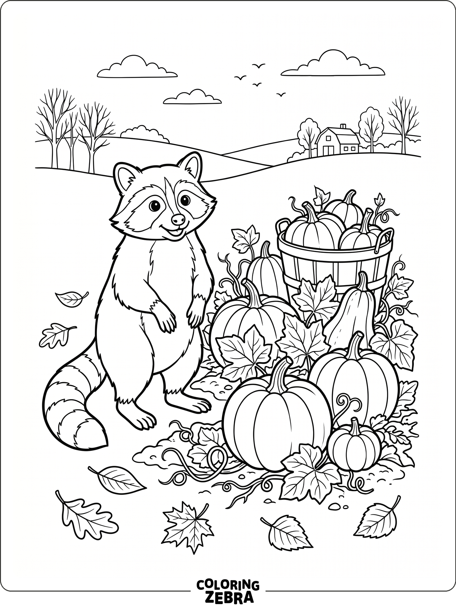 32 Free Racoon Coloring Pages - Printable PDF Sheets