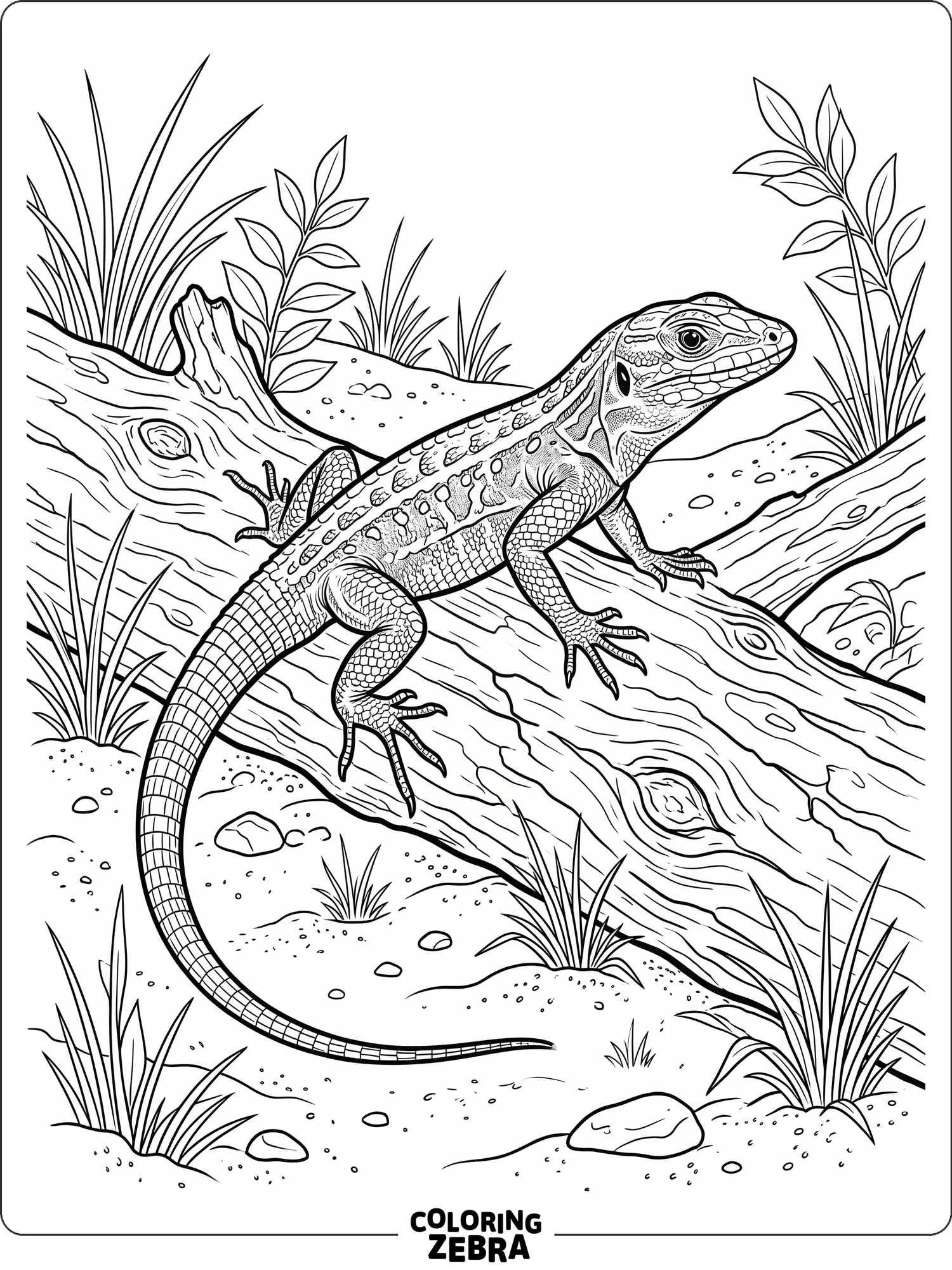 44 Free Lizard Coloring Pages - Printable PDF Sheets