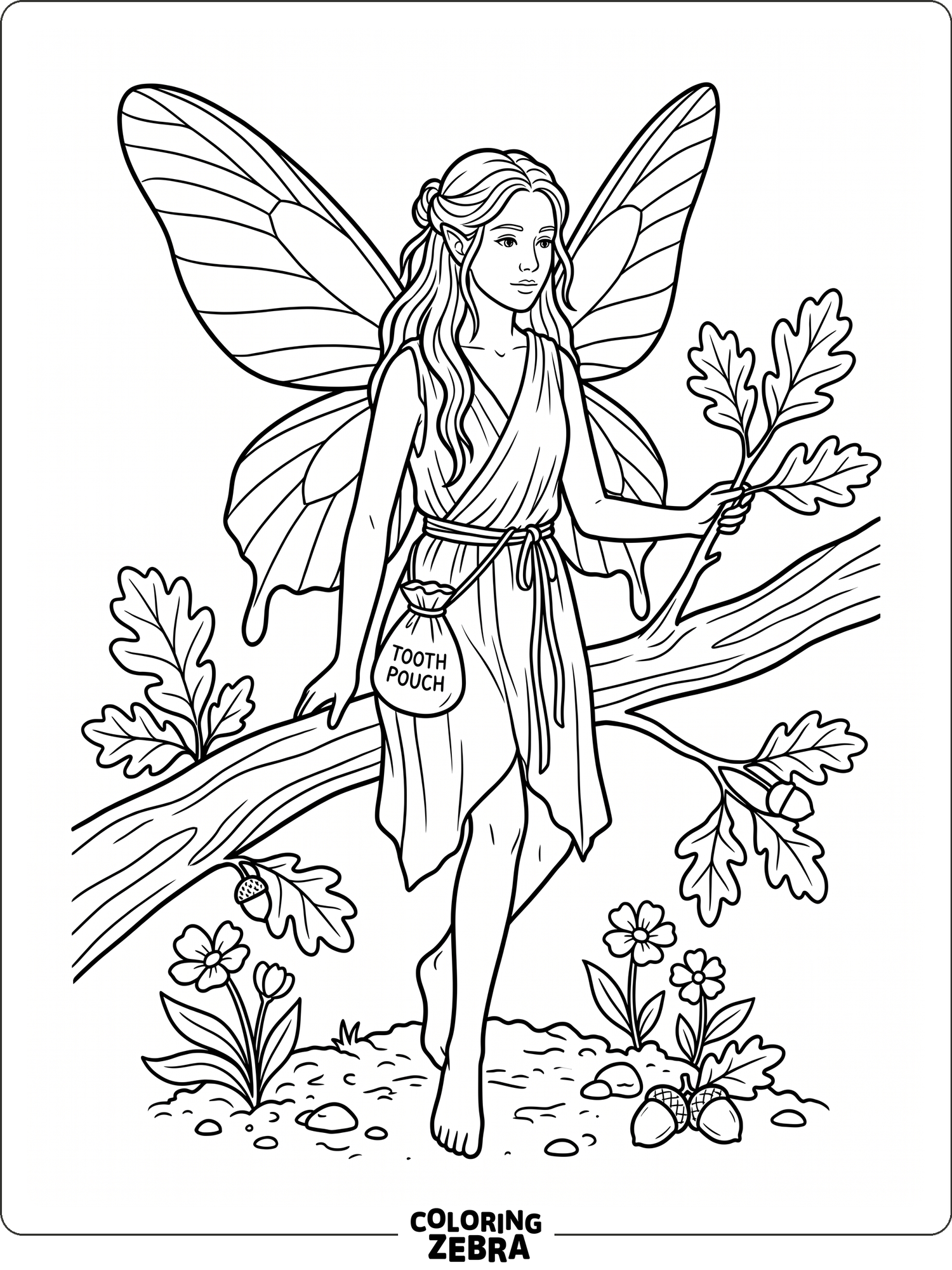 35 Free Tooth Fairy Coloring Pages - Printable PDF Sheets