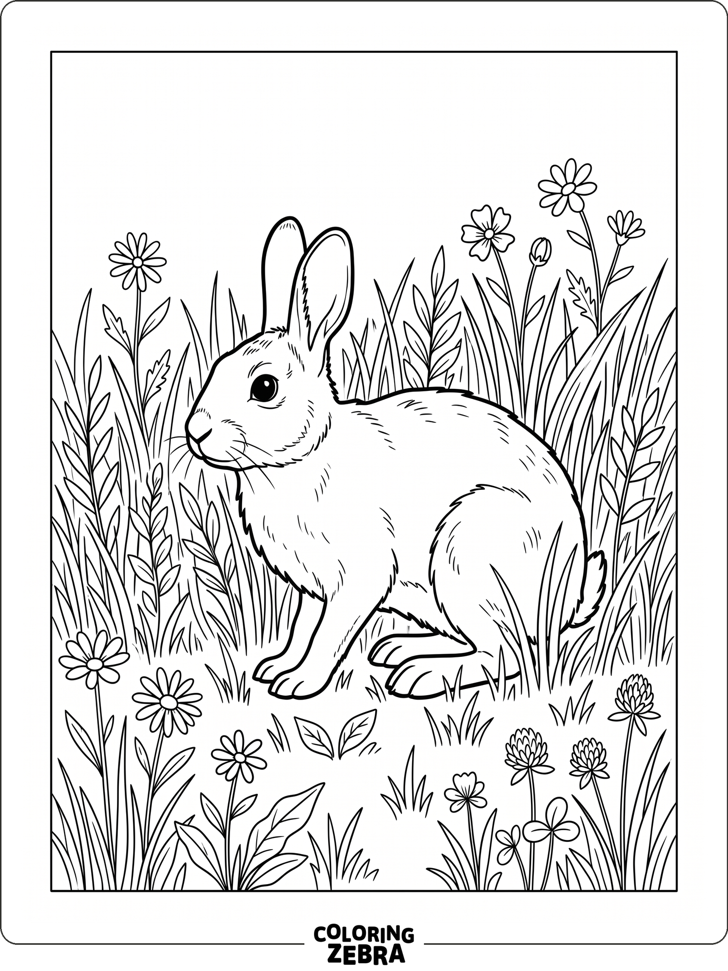 43 Free Rabbit Coloring Pages - Printable PDF Sheets