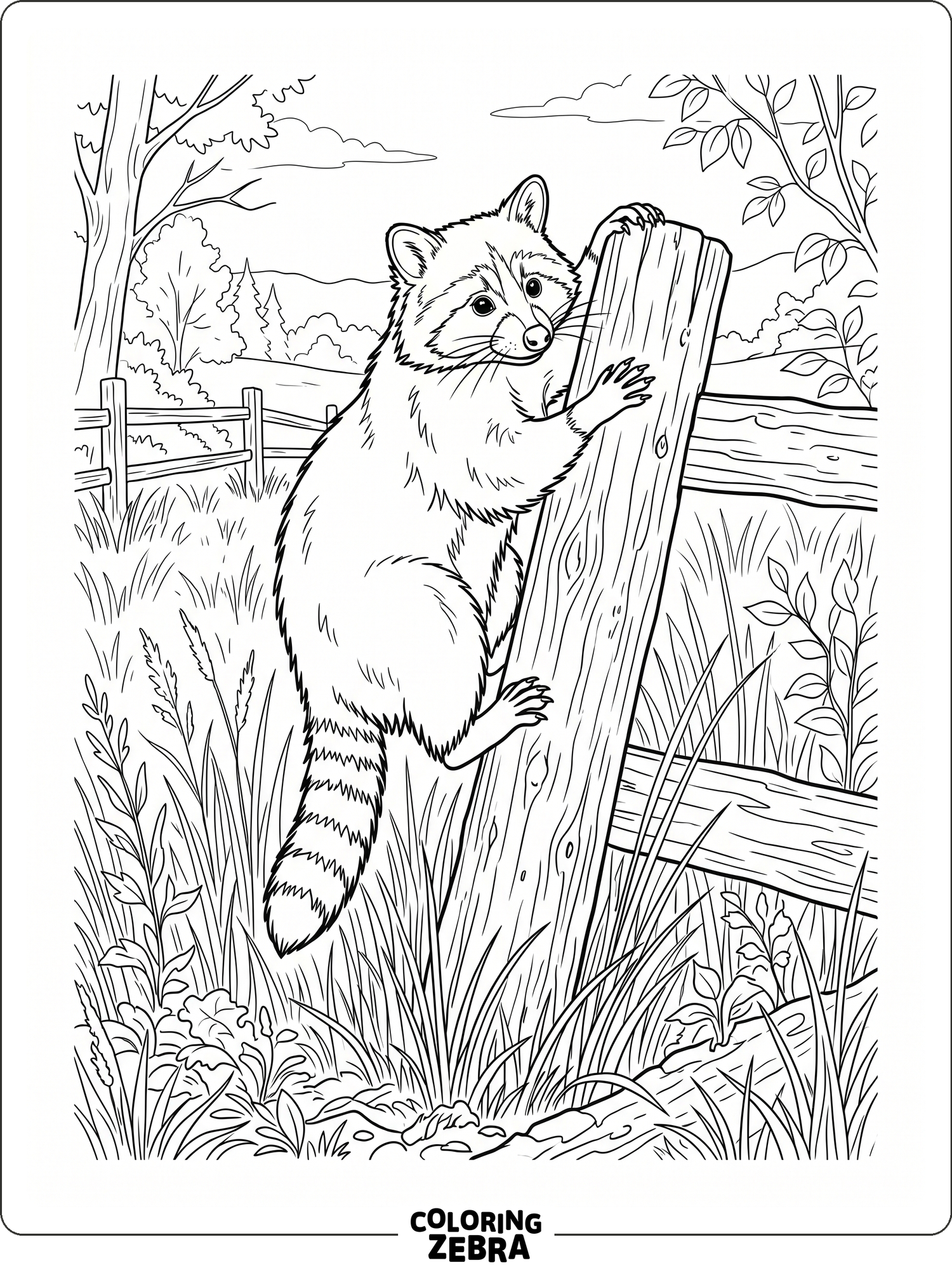Prinable Racoon Colouring Pages 32 Free Racoon Coloring Pages - Printable PDF Sheets