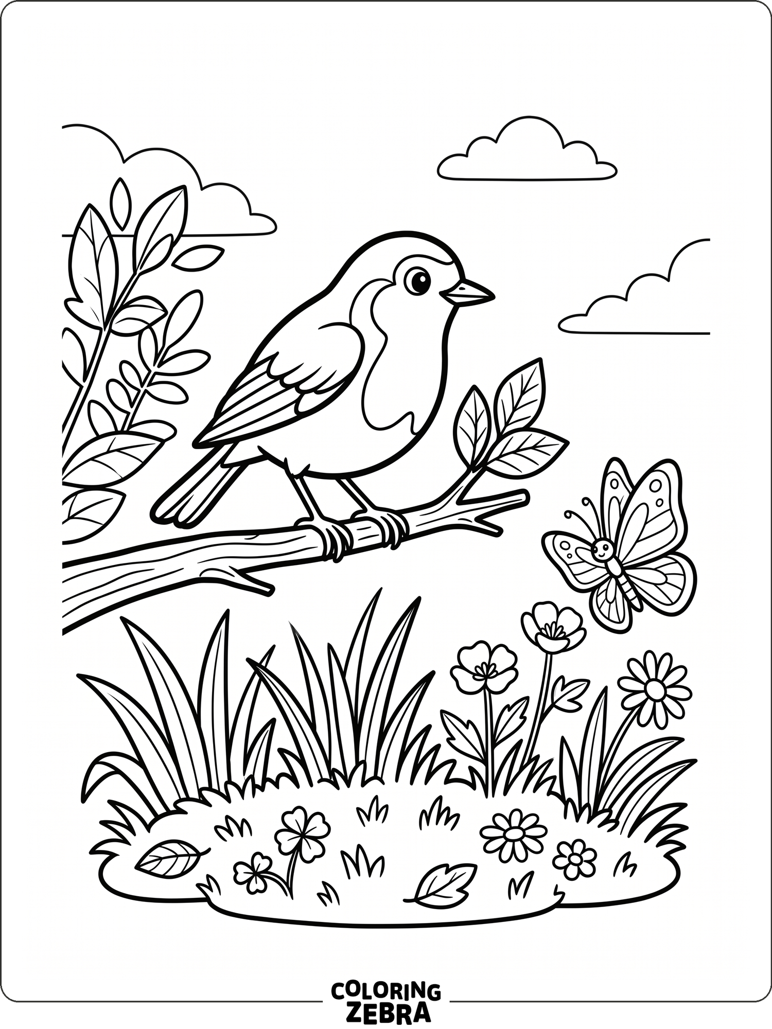 32 Free Robin Coloring Pages - Printable PDF Sheets