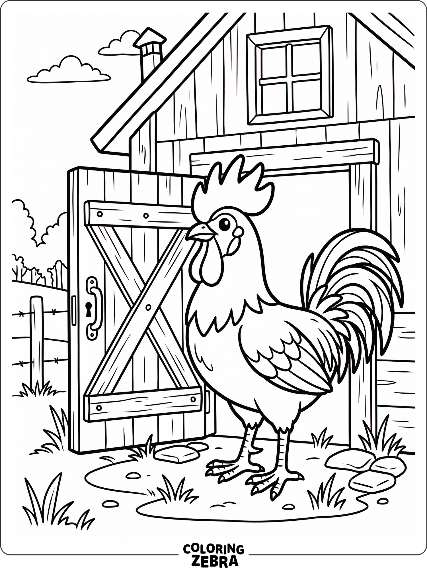 32 Free Rooster Coloring Pages - Printable PDF Sheets