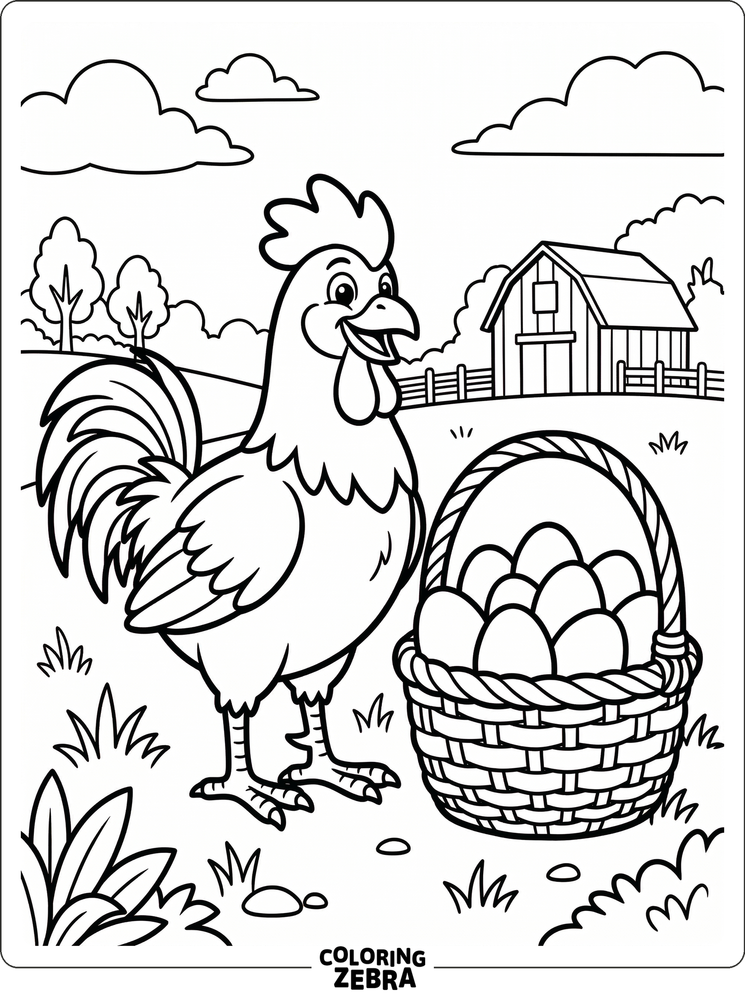 32 Free Rooster Coloring Pages - Printable PDF Sheets