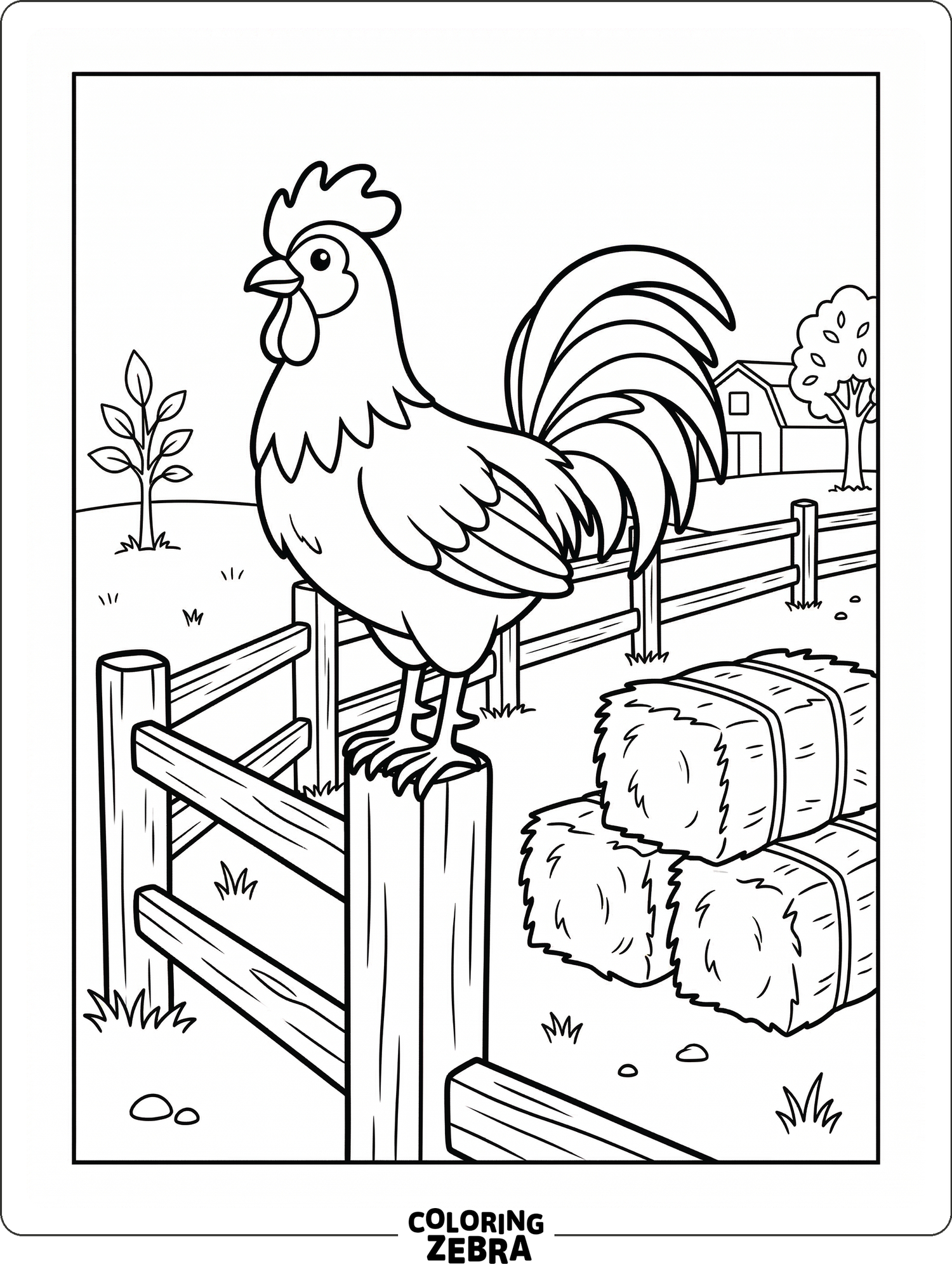 32 Free Rooster Coloring Pages - Printable PDF Sheets