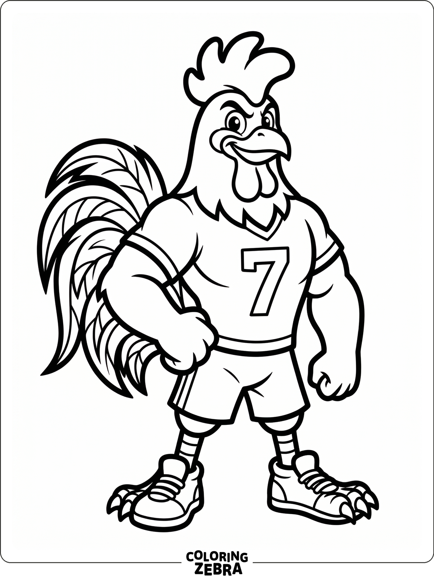 33 Free Rooster Coloring Pages - Printable PDF Sheets