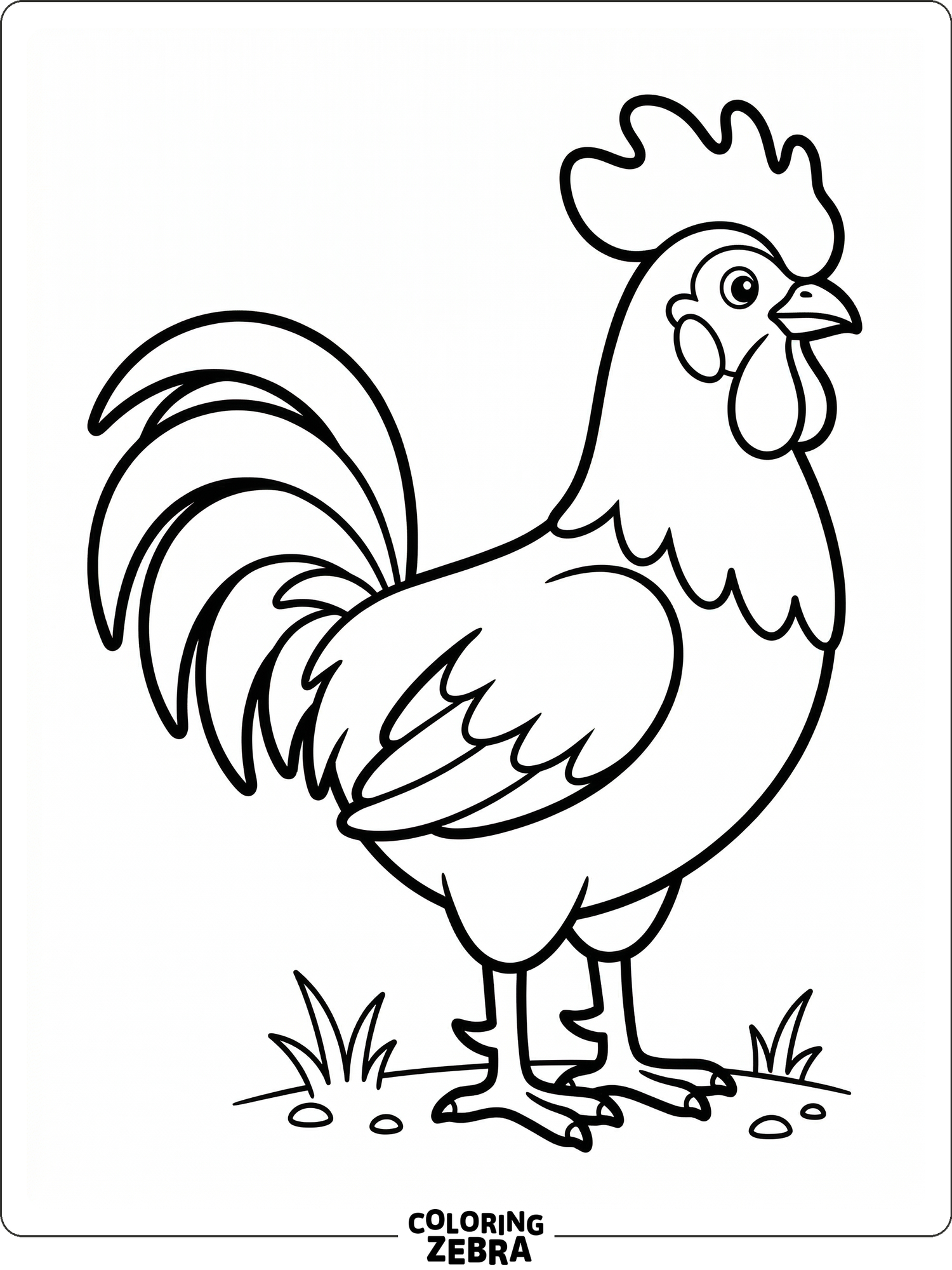 32 Free Rooster Coloring Pages - Printable PDF Sheets