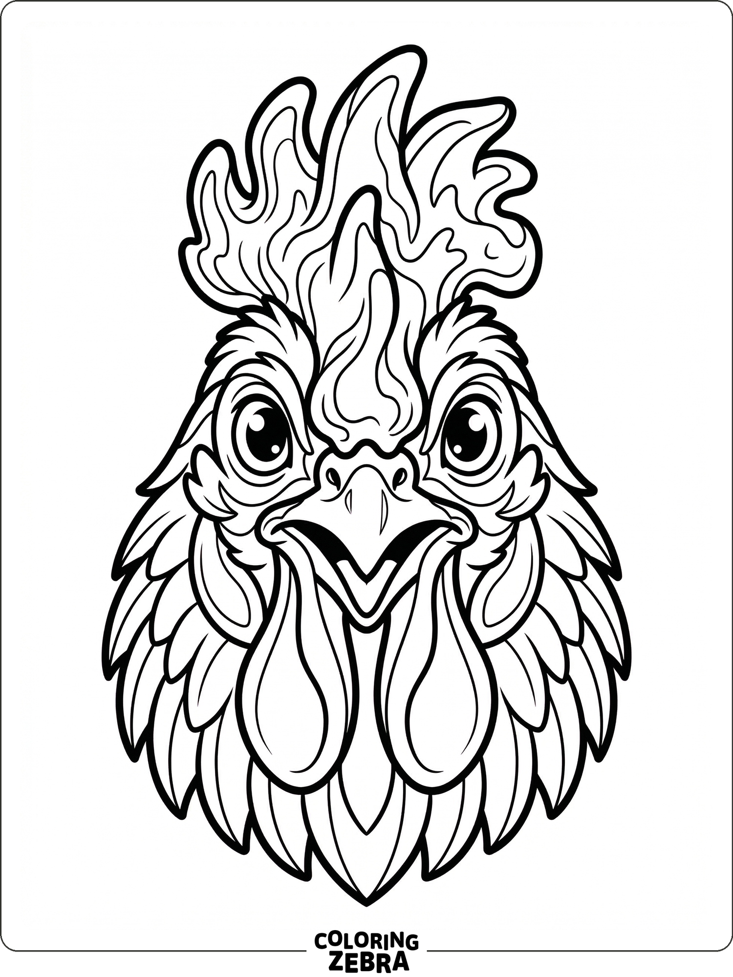 32 Free Rooster Coloring Pages - Printable PDF Sheets