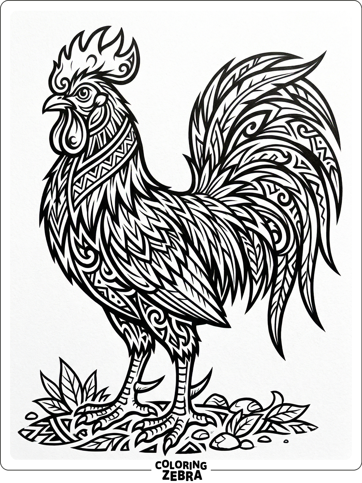 33 Free Rooster Coloring Pages - Printable PDF Sheets