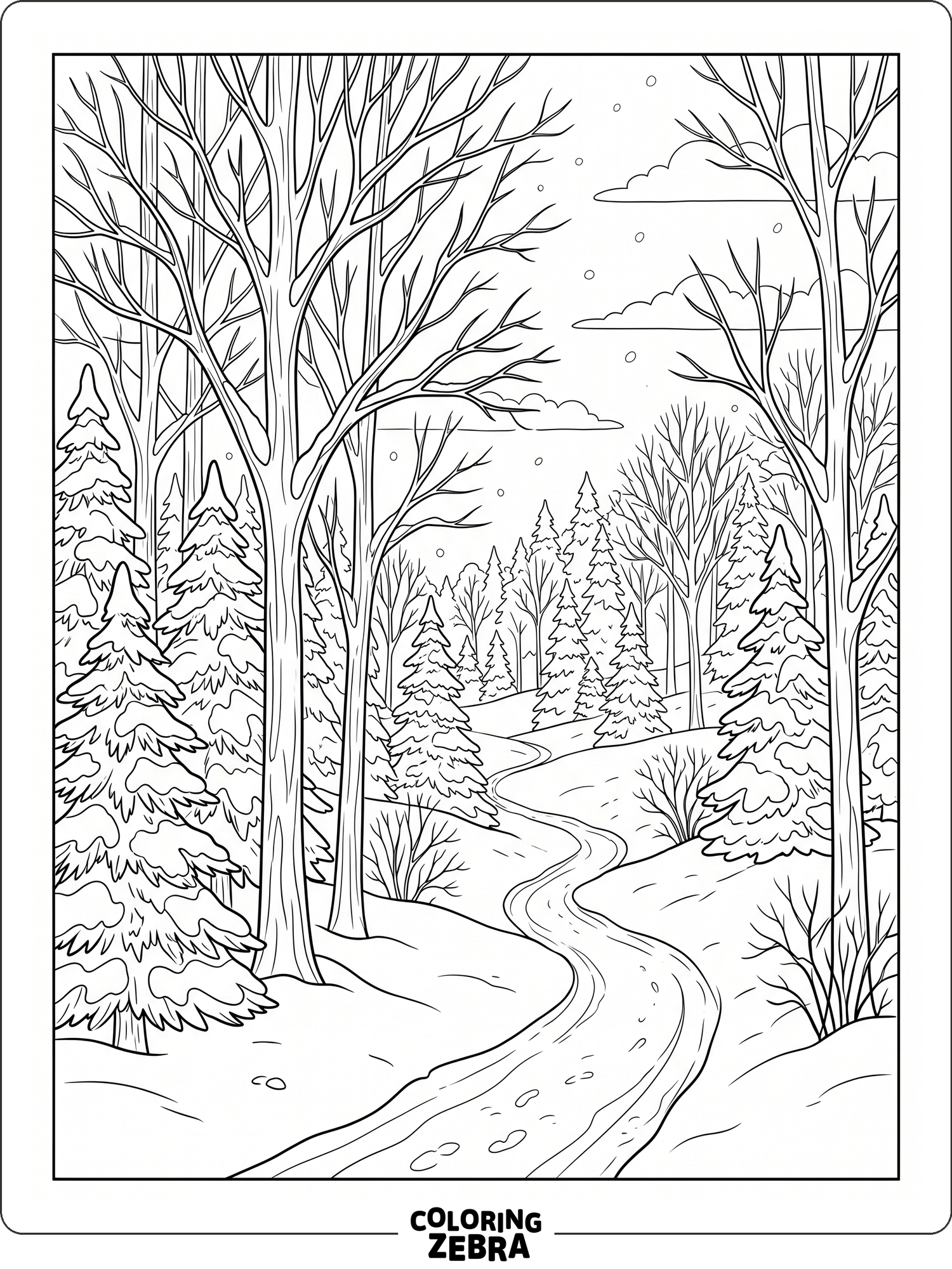 56 Free Forest Coloring Pages - Printable PDF Sheets