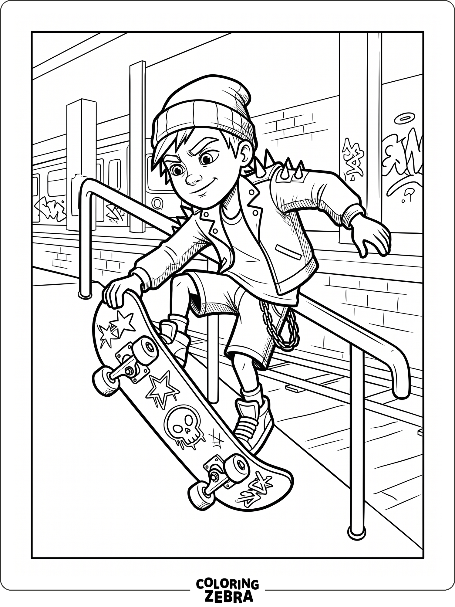 Jet Pac Windows 35 Free Subway Surfers Coloring Pages - Printable PDF Sheets