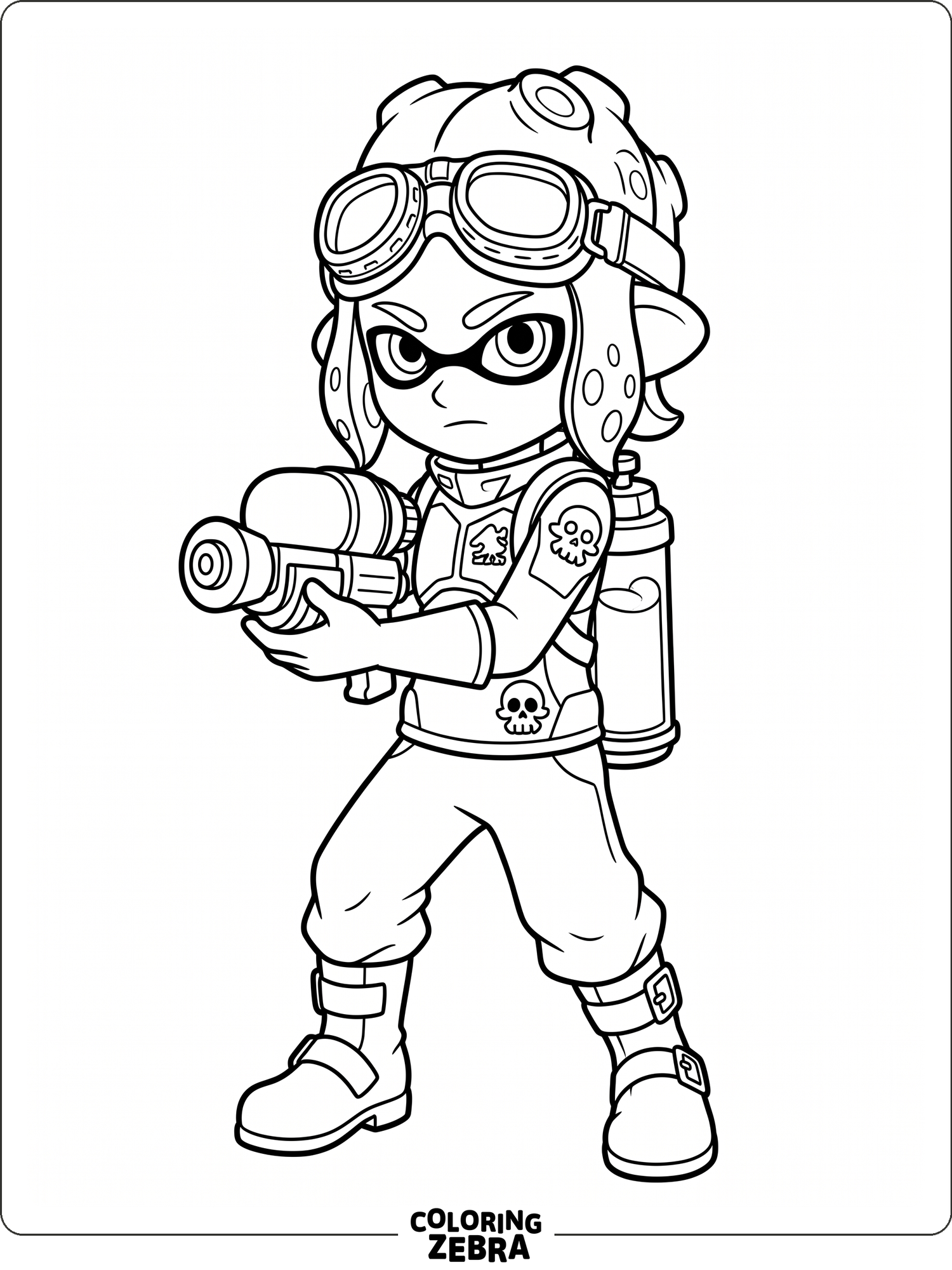 38 Free Splatoon Coloring Pages - Printable PDF Sheets