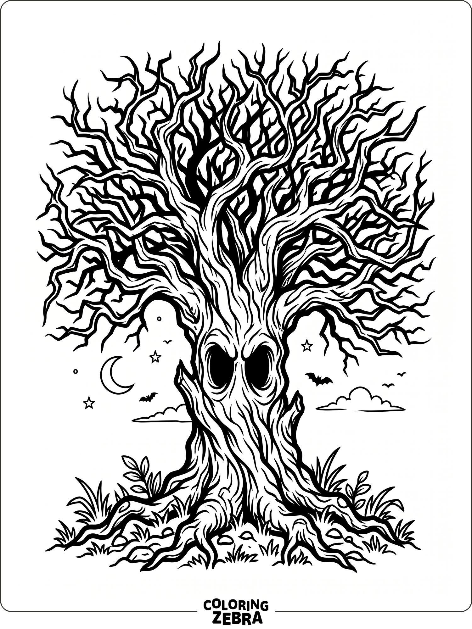 79 Free Tree Coloring Pages - Printable PDF Sheets