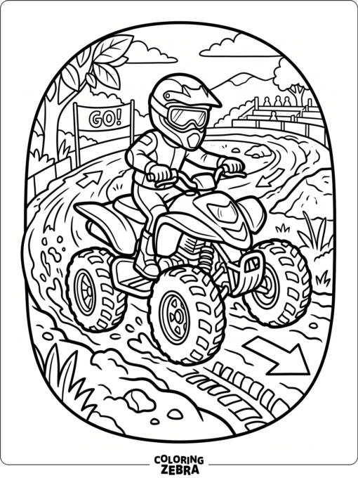 Sport ATV with Knobby Tires