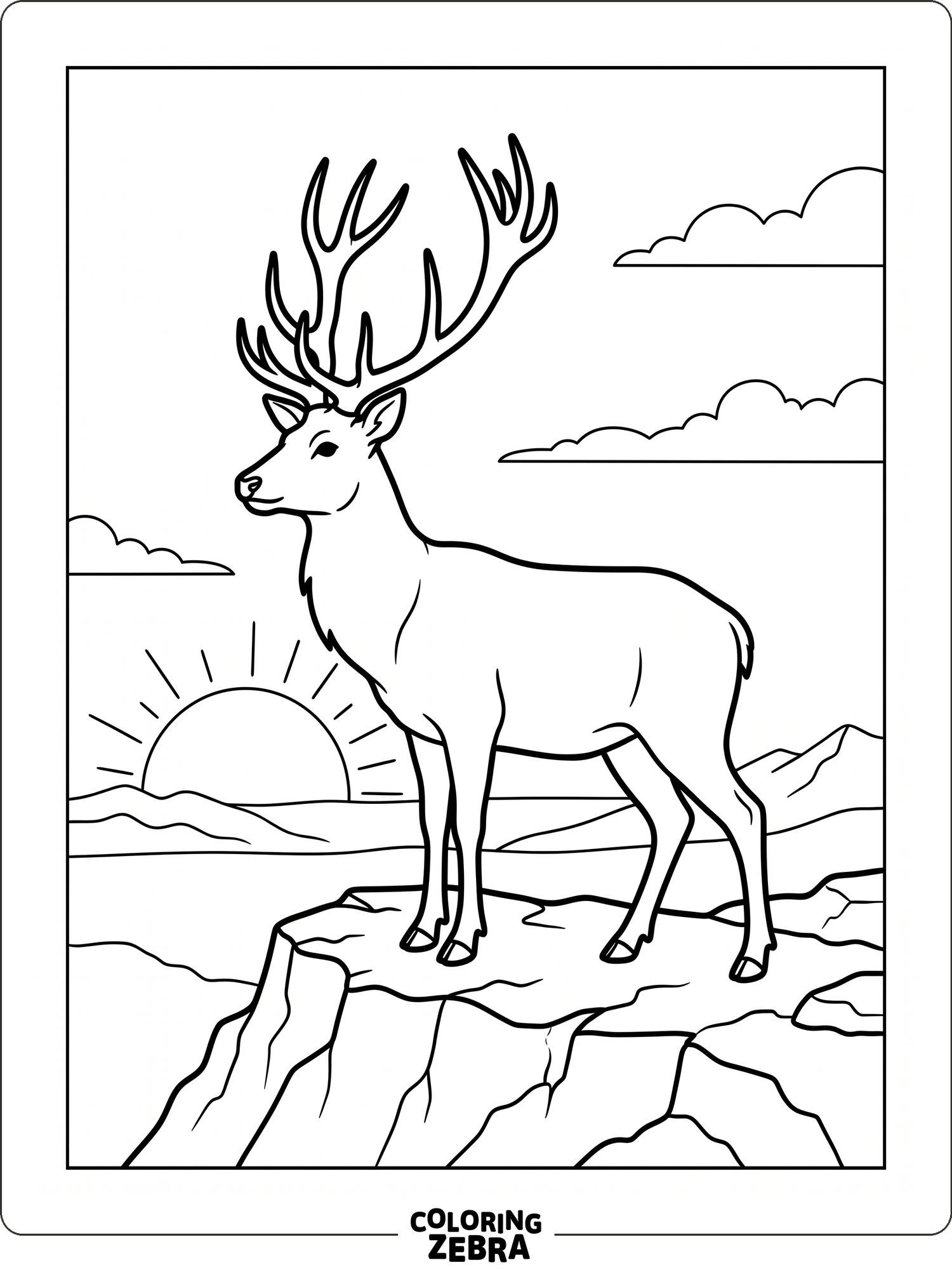 49 Free Deer Coloring Pages - Printable PDF Sheets