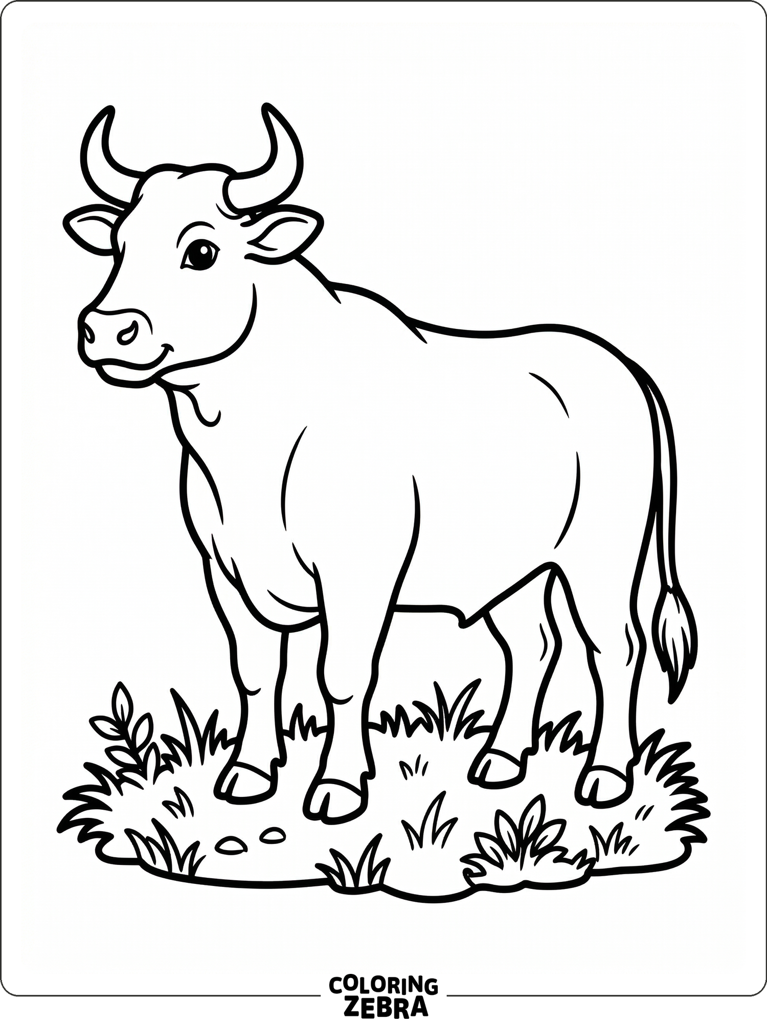 Clean Skin Bull Color In 38 Free Bull Coloring Pages - Printable PDF Sheets