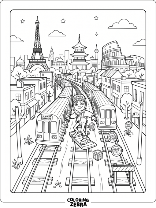Subway Surfers World Tour scene with city landmarks