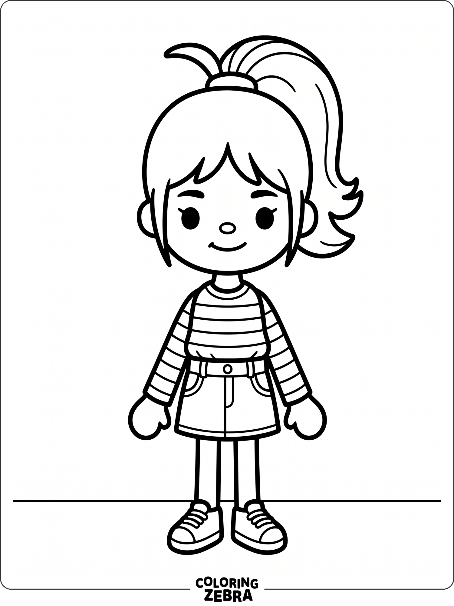 45 Free My Toca Boca Coloring Pages - Printable PDF Sheets