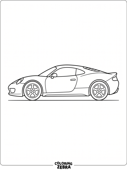 A Toyota MR2 sports car with rounded sides