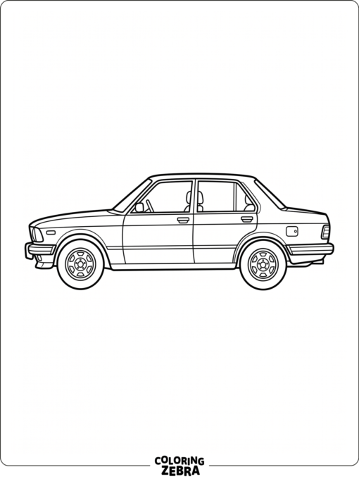 A car shown from the side