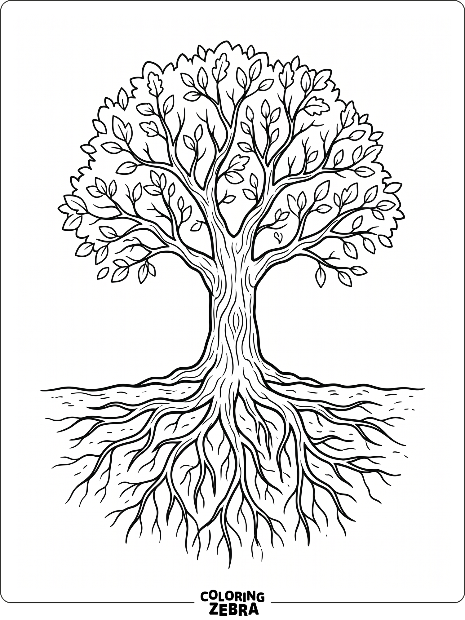 79 Free Tree Coloring Pages - Printable PDF Sheets