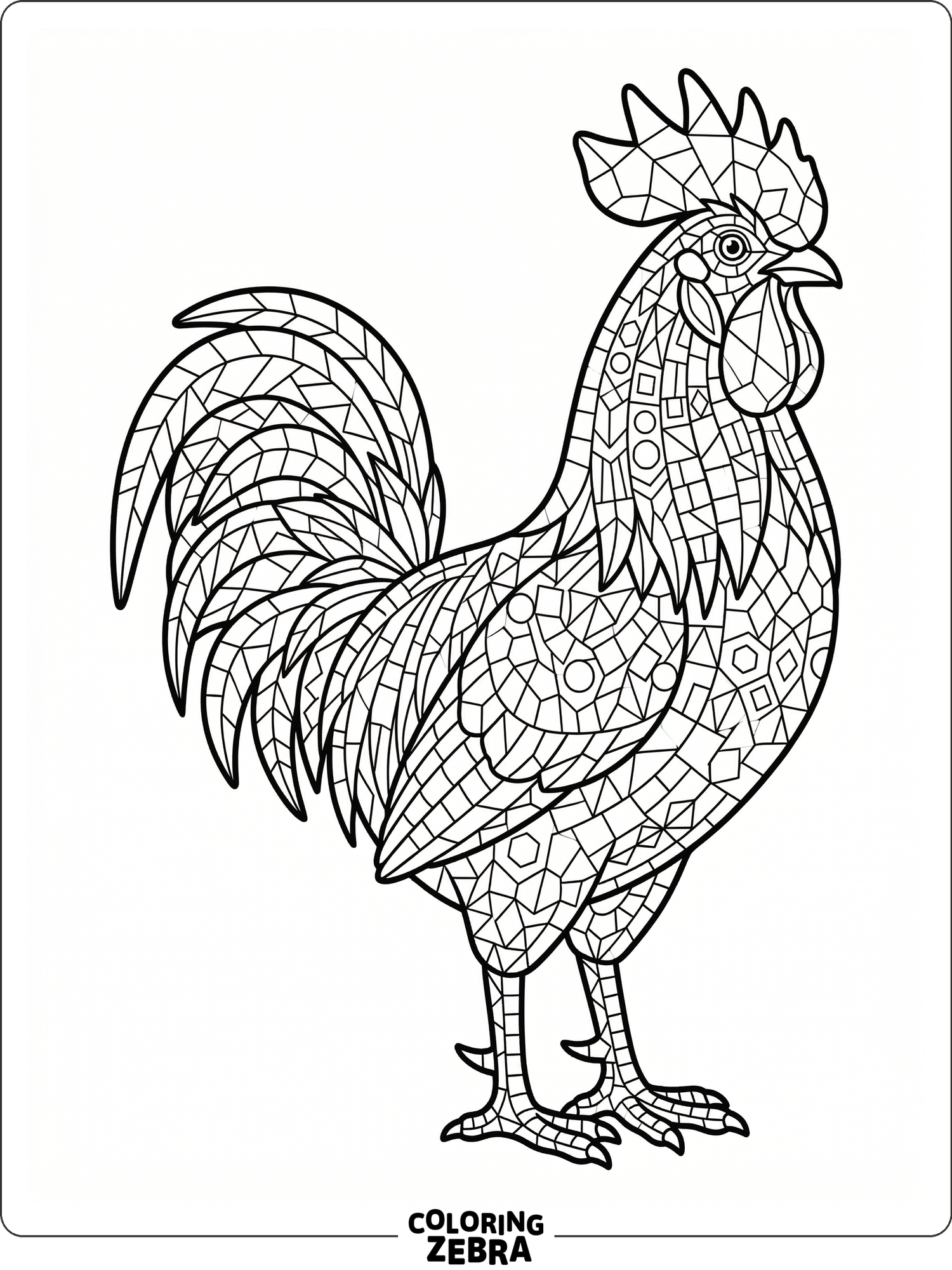 32 Free Rooster Coloring Pages - Printable PDF Sheets