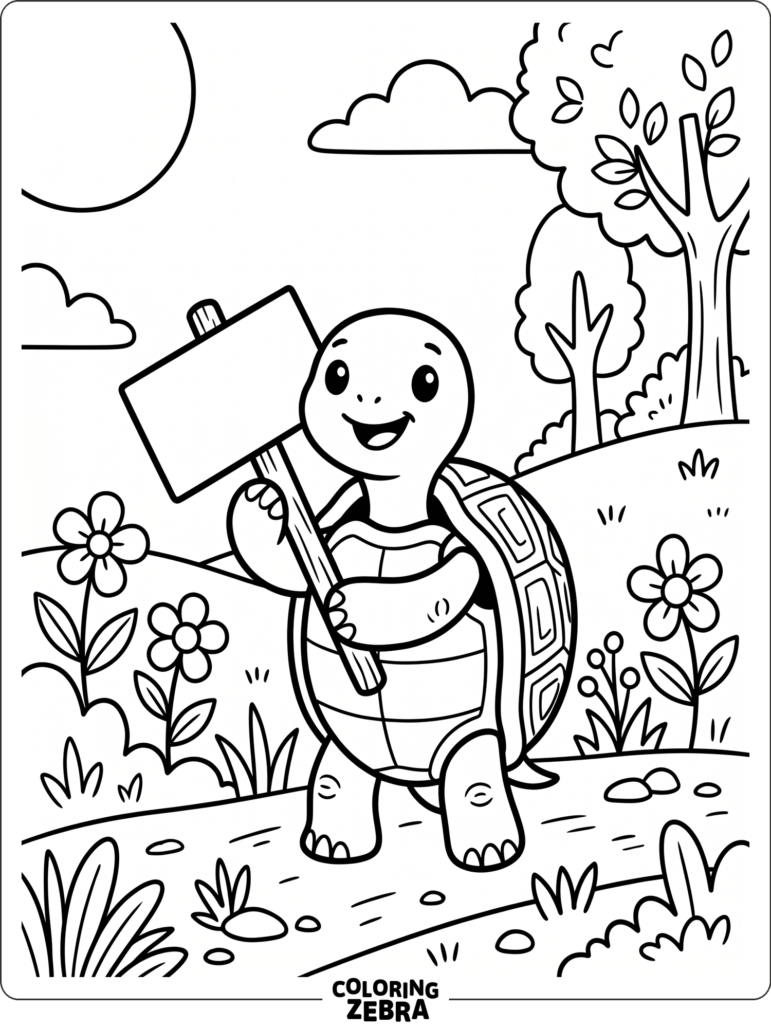 38 Free Turtle Coloring Pages - Printable PDF Sheets