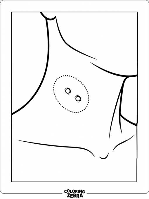 A small vampire bite mark with two puncture spots