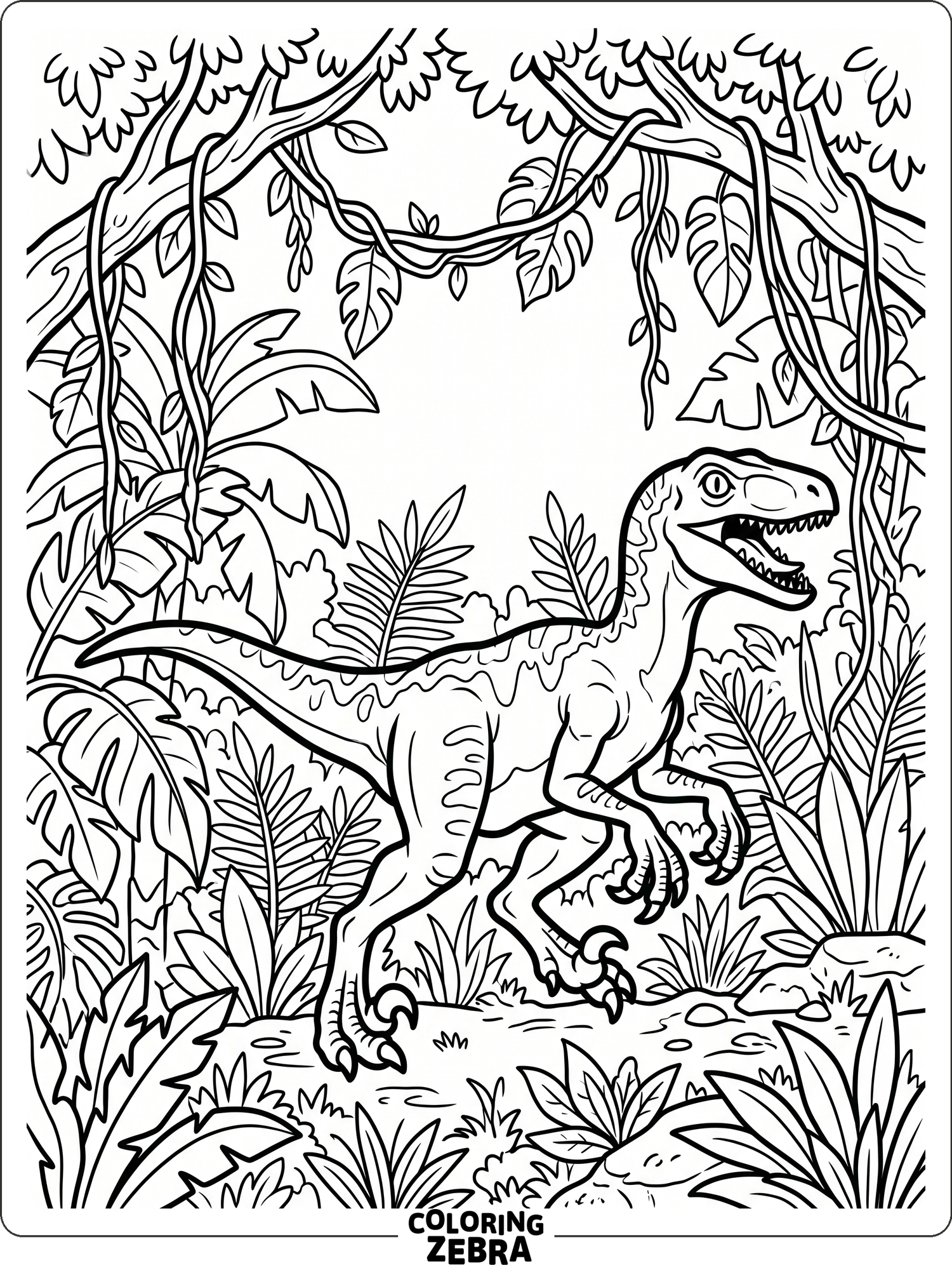34 Free Velociraptor Coloring Pages - Printable PDF Sheets