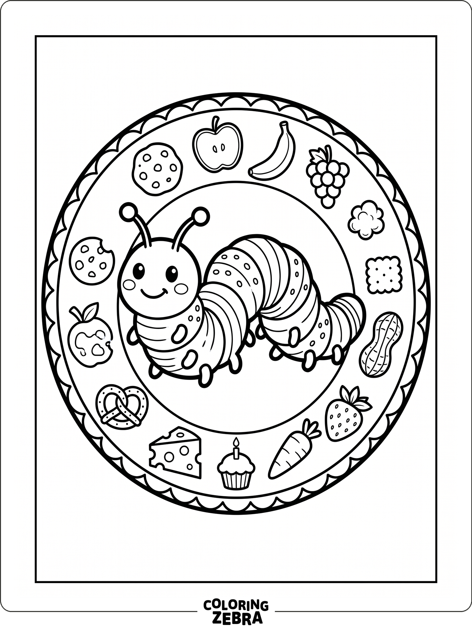 40 Free Caterpillar Coloring Pages - Printable PDF Sheets