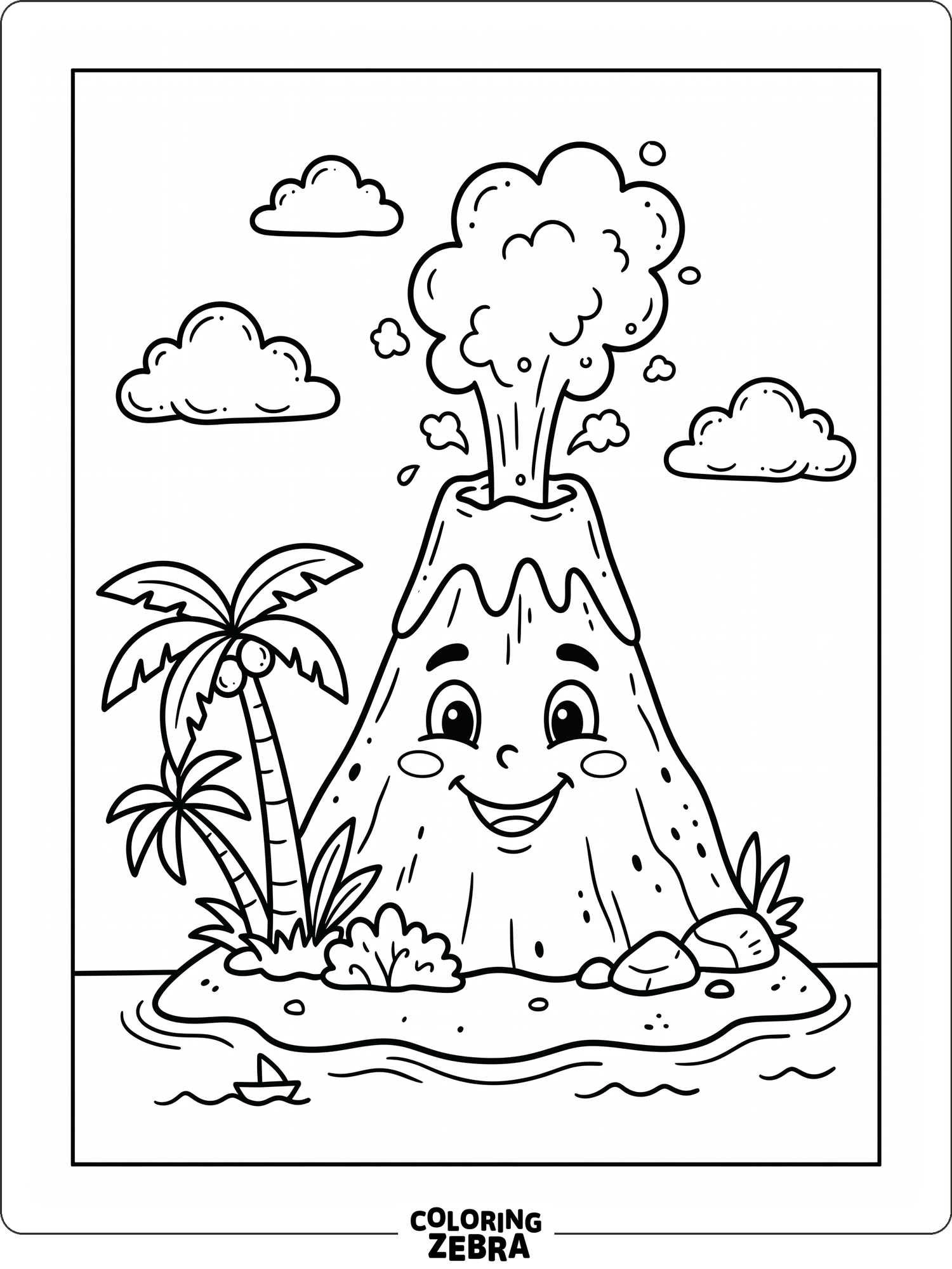 Volanco Tp Color 40 Free Volcano Coloring Pages - Printable PDF Sheets