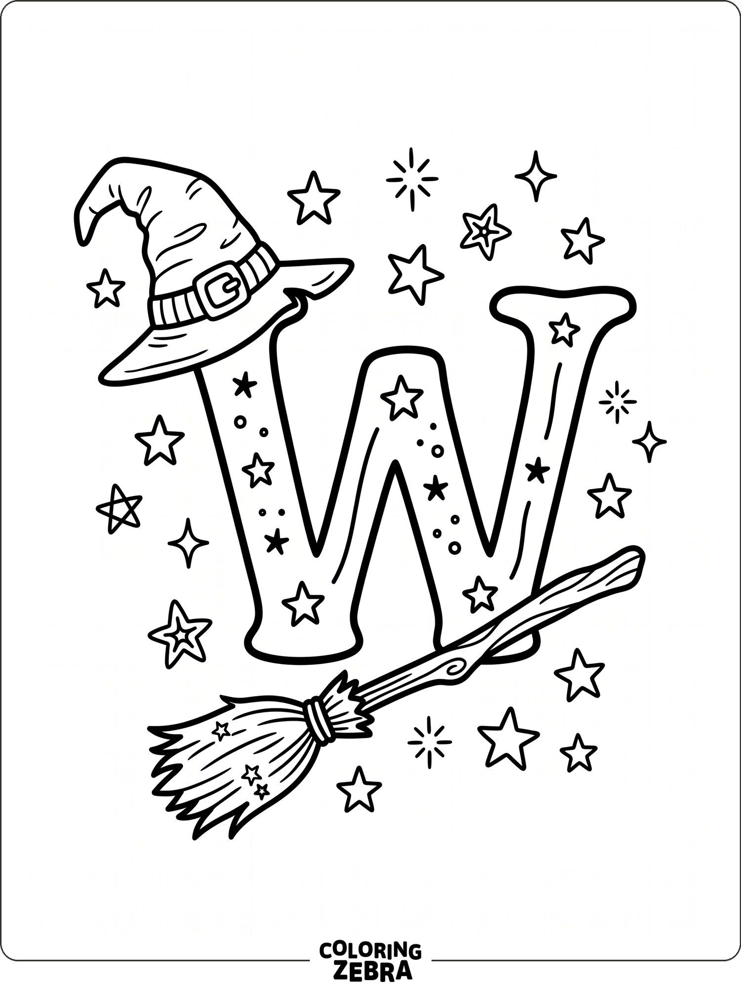 Coloring Group W 46 Free Letter W Coloring Pages - Printable PDF Sheets