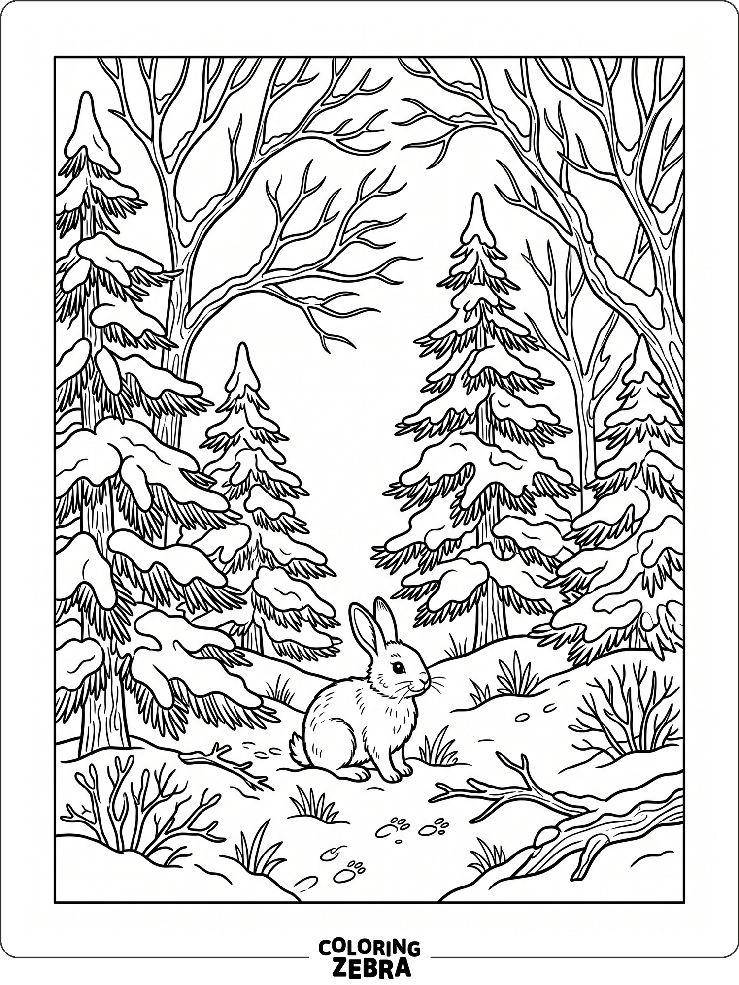 56 Free Forest Coloring Pages - Printable PDF Sheets