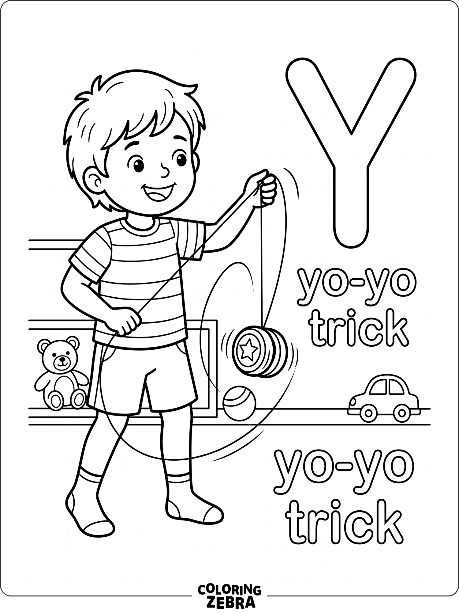 39 Free Letter Y Coloring Pages - Printable PDF Sheets