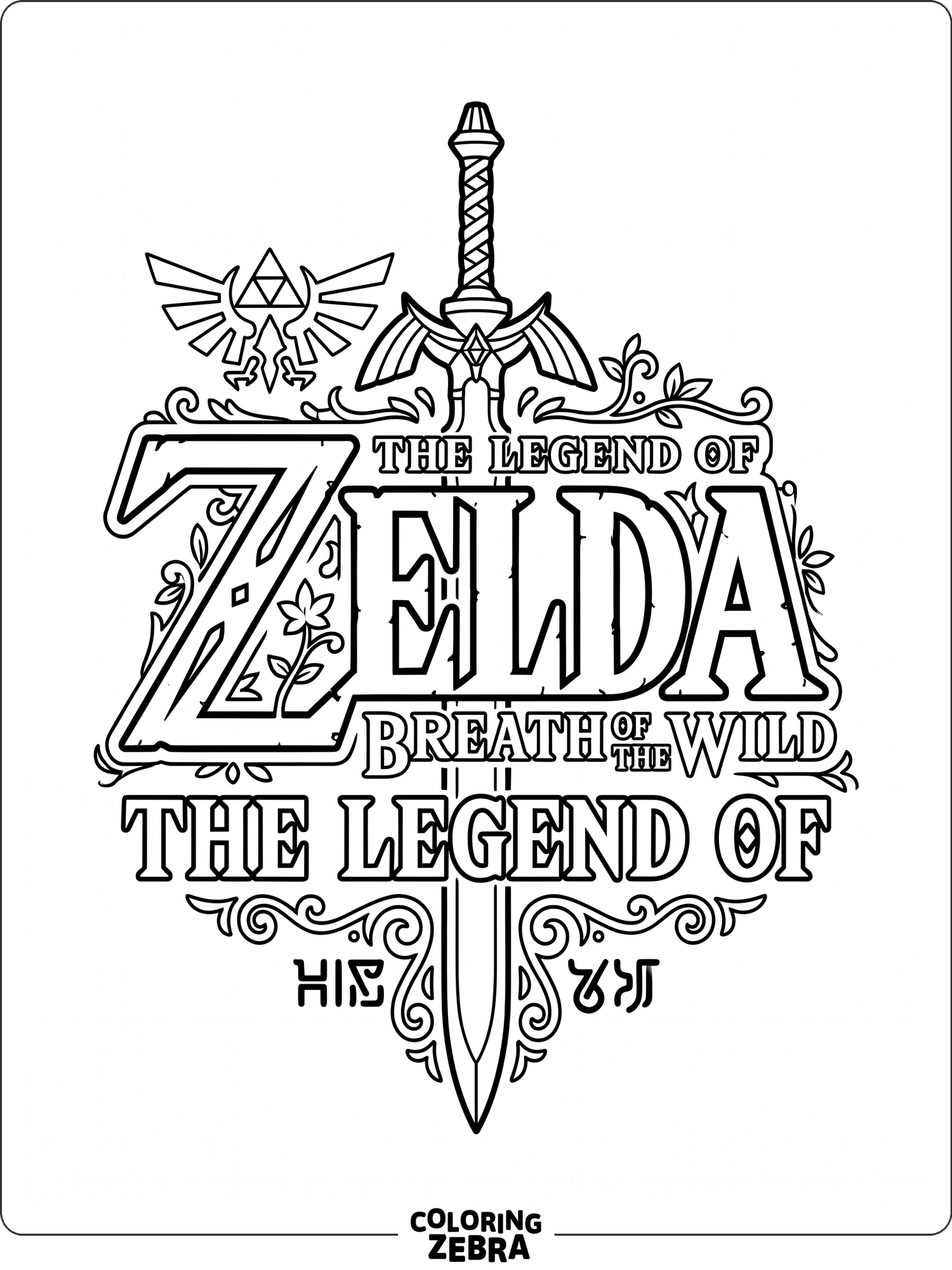 55 Free Zelda Coloring Pages - Printable PDF Sheets